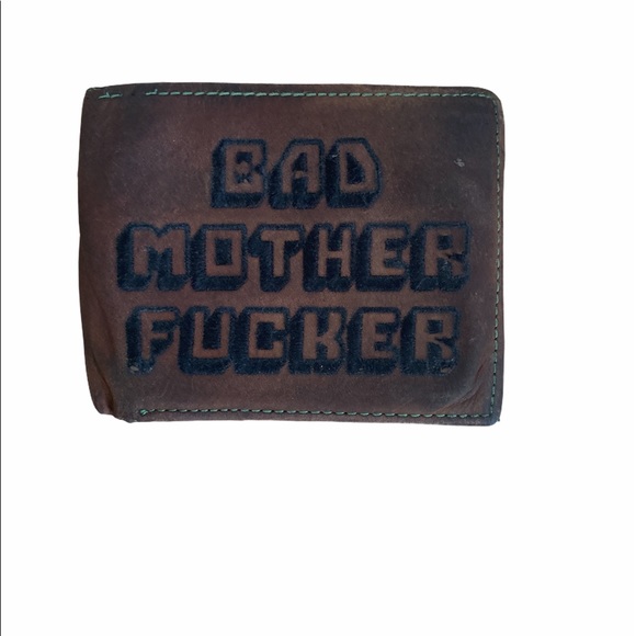 Other - Men leather BAD MOTHER FUCKER Pulp Fiction wallet